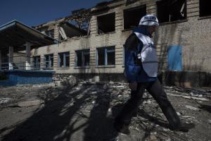 Organization for Security and Co-operation in Europe (OSCE) Observers Monitor Situation in Shyrokyne