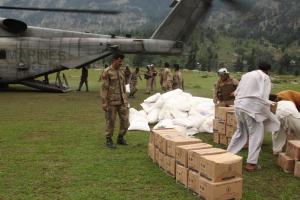 American Military Providing Humanitarian Aid to Pakistan Flood Victims, 2010