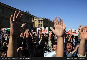 Funeral Service for Seven Pakistani Militants Killed in Syria, Qom - Iran, Apr 2015