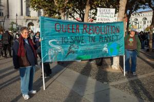 Placards Against the Dakota Access Pipeline: San Francisco, USA, November 2016