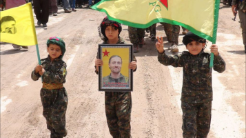 Funeral for American fighting with YPG, June 2015